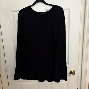 Alfani Petite Black Knit Cape